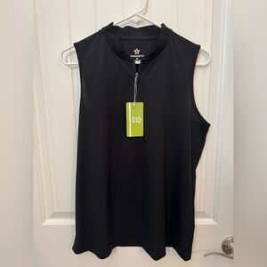Black Sleeveless Top springseason medium NWT *16
